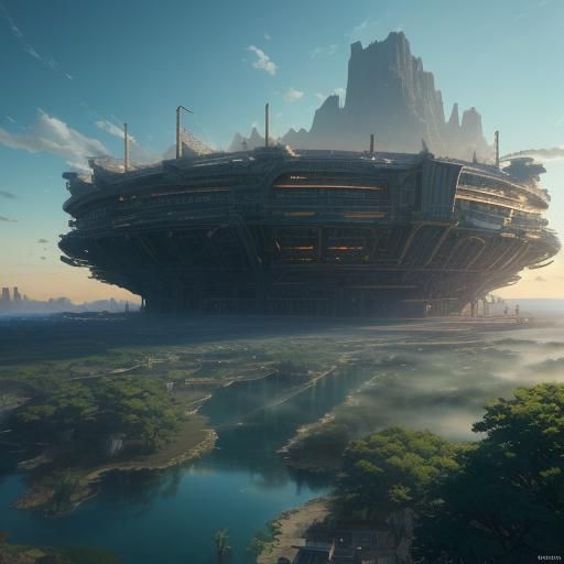 Alien Football League in Anime Style