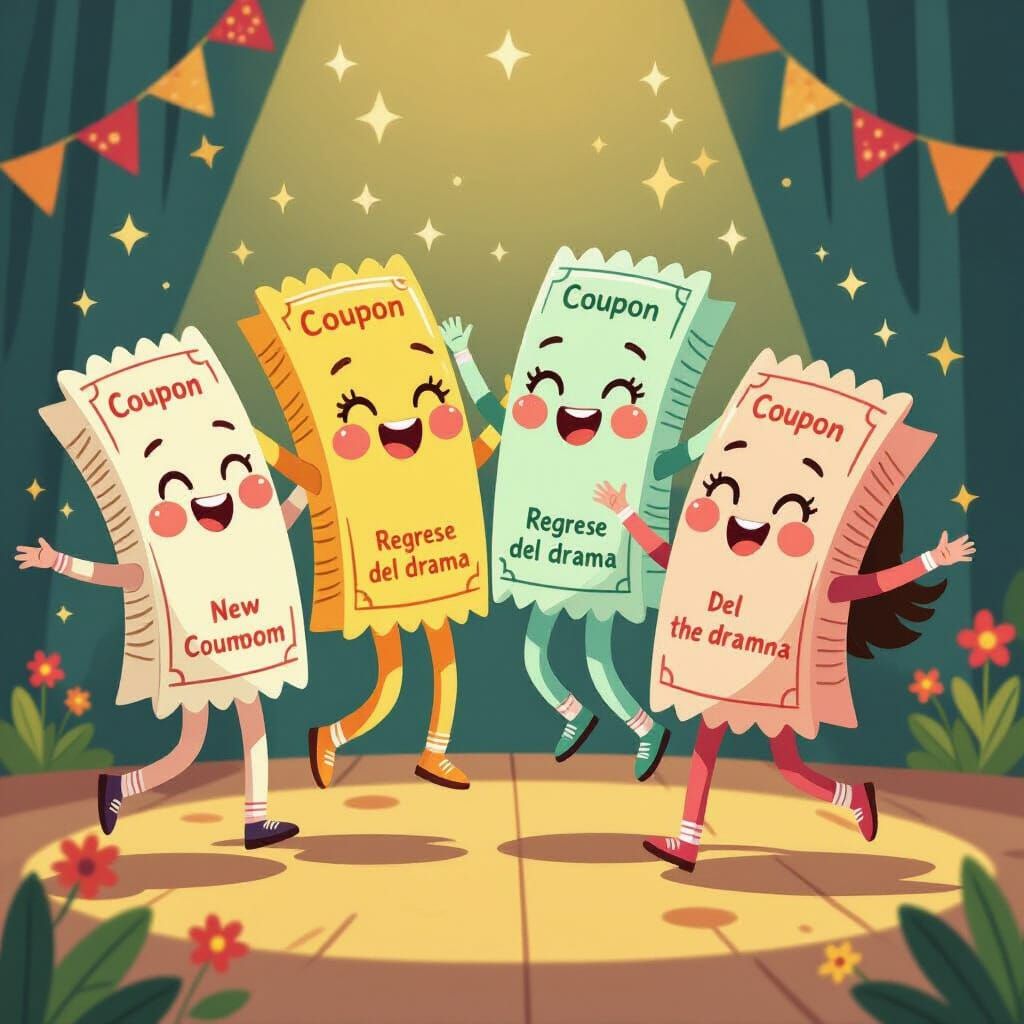 Joyful Coupons Celebrate Return From Drama