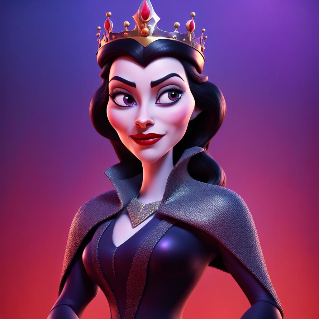 The evil Queen in the latest Disney film.