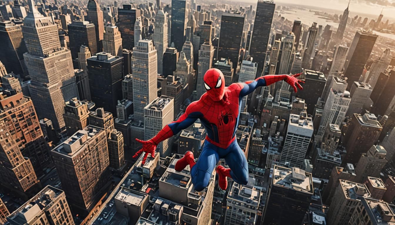 Spiderman Image Generated By AI