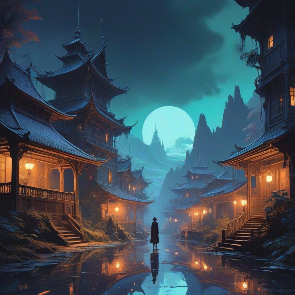 Surreal Cosmic Realm Unveils Shimmering Sci-Fi Fantasy