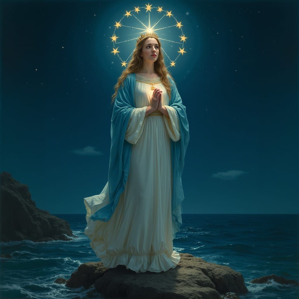 Ethereal Goddess of the Night Sea