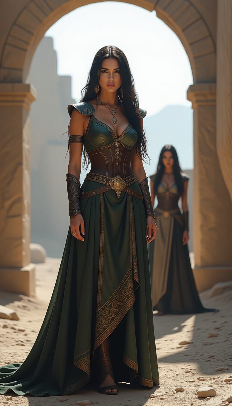 Prophet with Woman in Background, Detailed Lighting