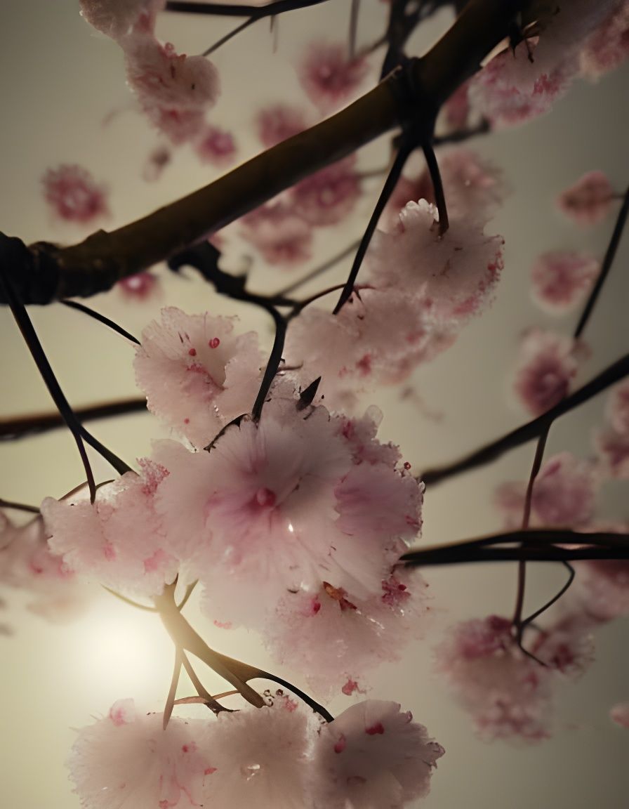 Exploding Cherry Blossoms: Epic Cinematic Photography