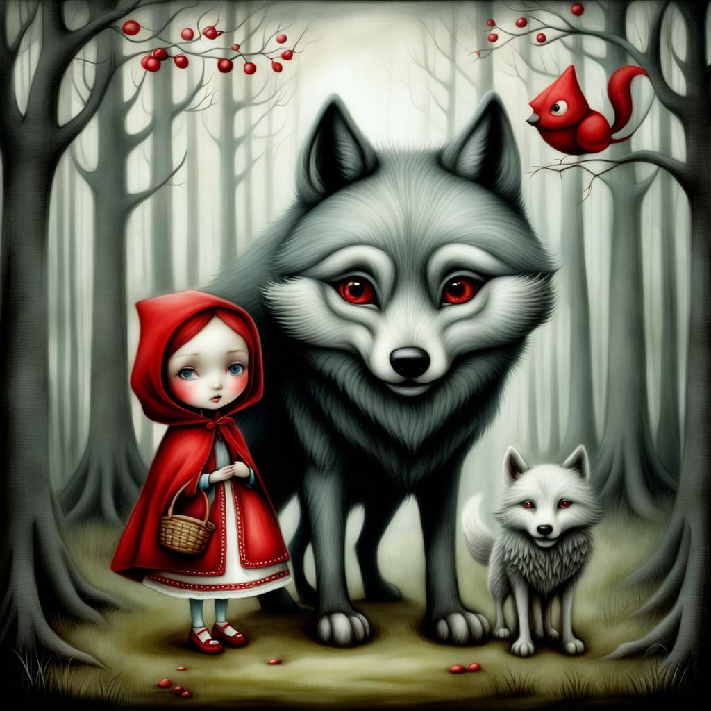 Little Red Riding Hood and the Wolf