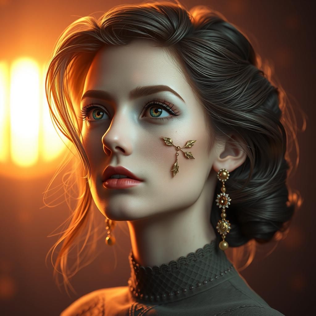 Captivating Woman Portrait in Unreal Engine 5 Style