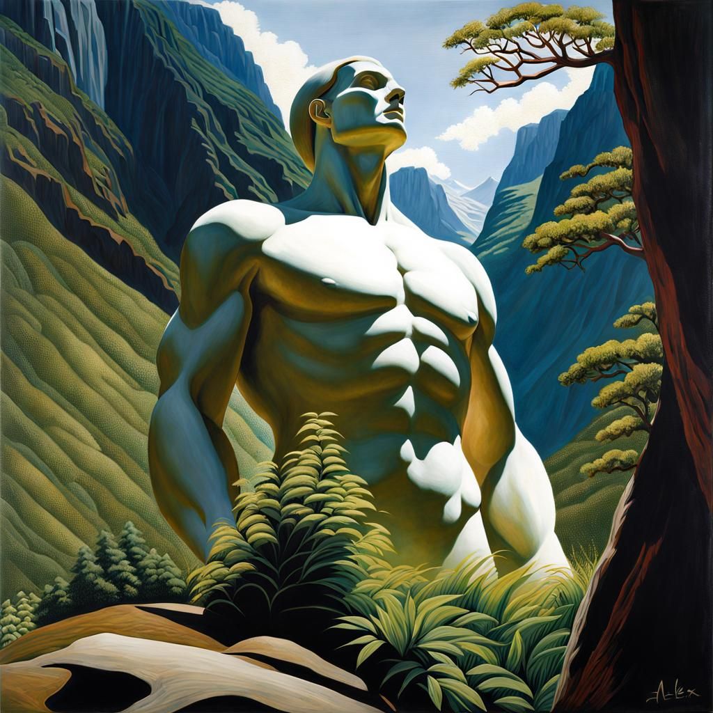 Granite Giant: Rivers and Vegetation on Stone