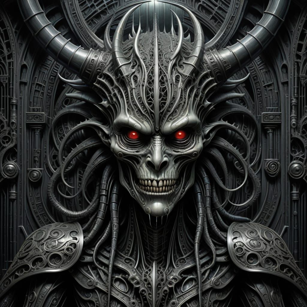 Mythical Creature in Intricate Gothic Style