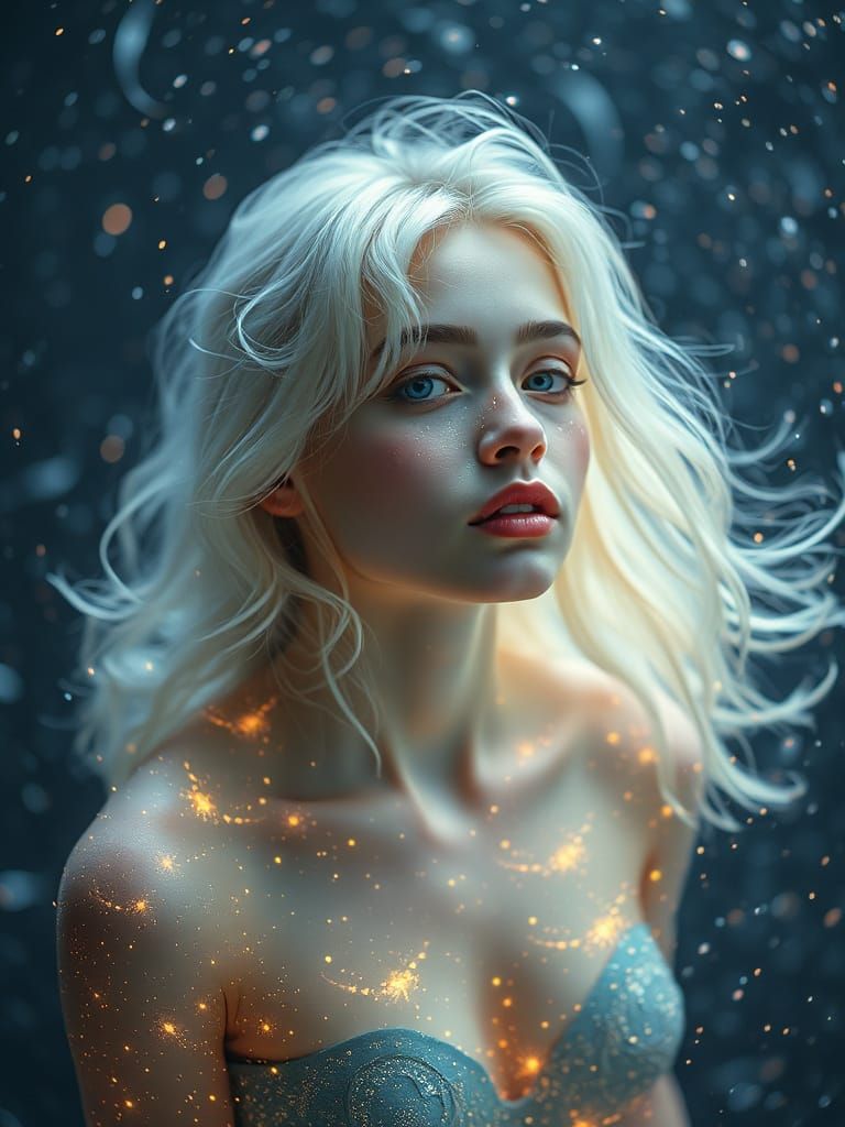 A Young Woman in Cosmic Harmony