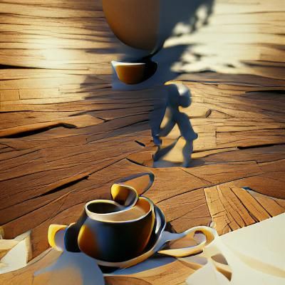 Coffee Retrieving Coffee with 3D Shading