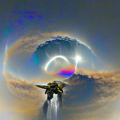 Ethereal Halo: A Simple AI Creation