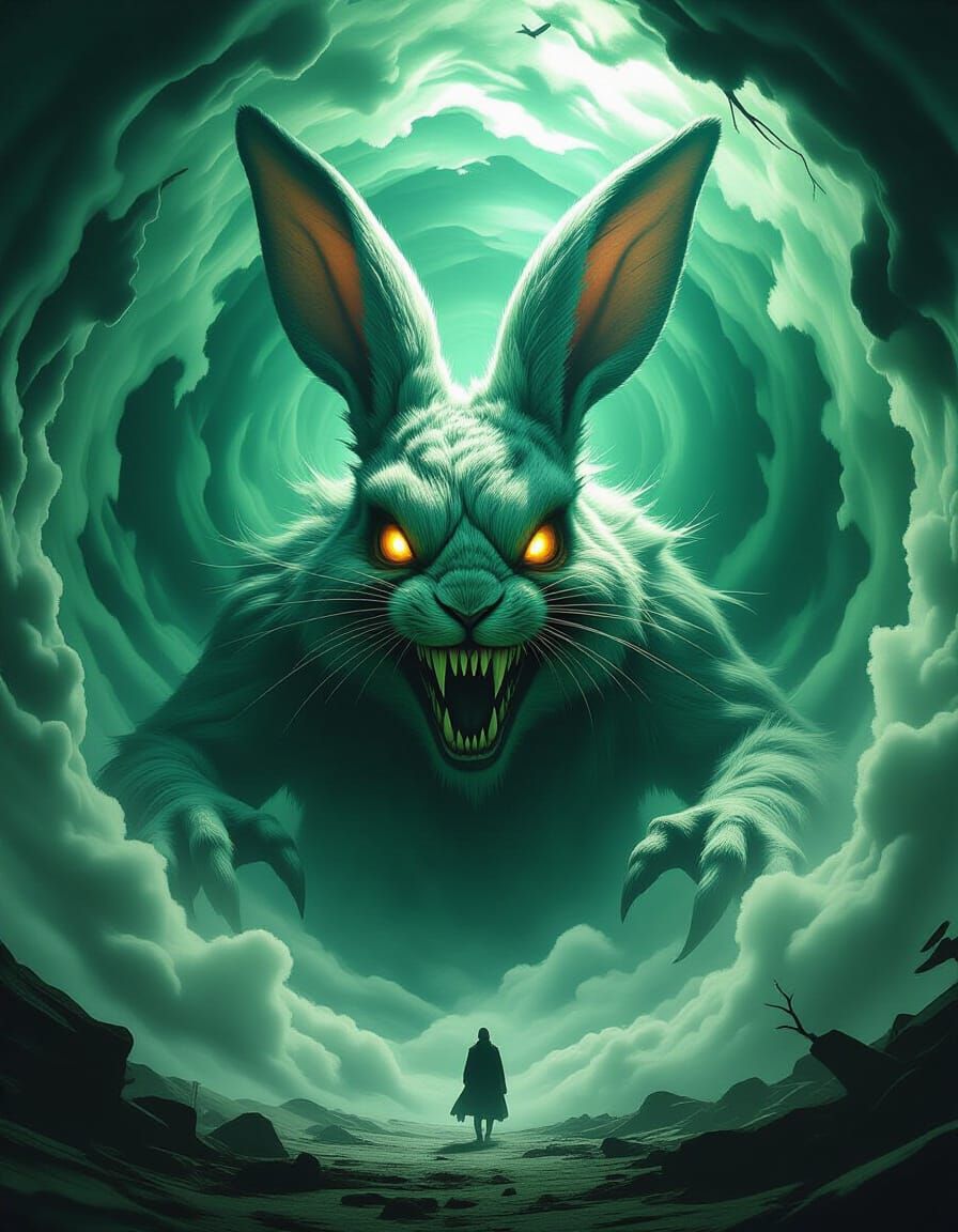 Eldritch Rabbit Monster from Cosmic Vortex
