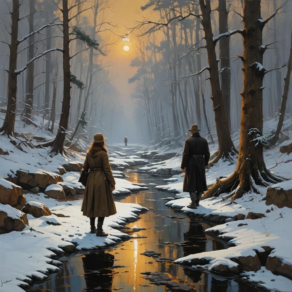 Ethereal Light as Tangible Warmth: Oil Painting