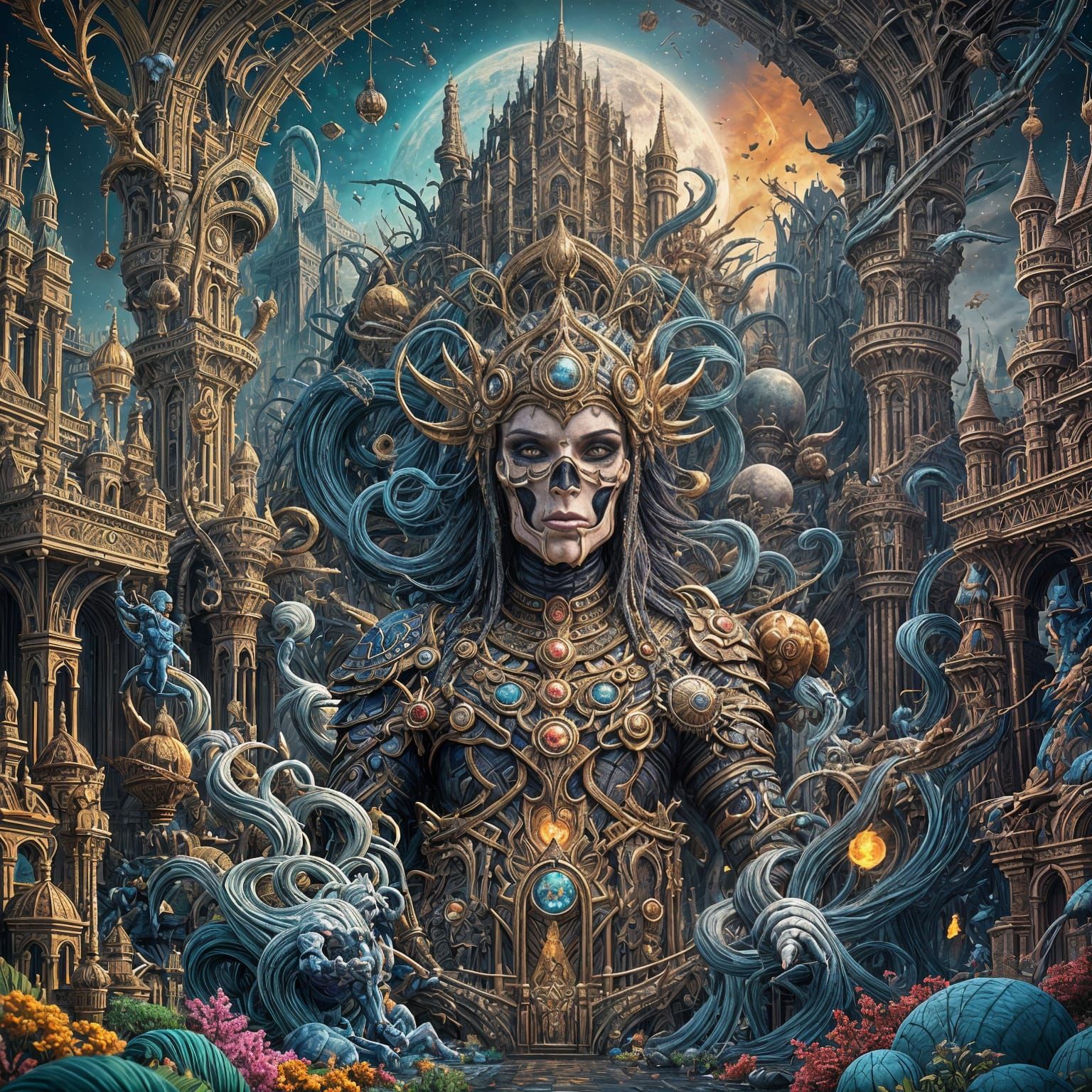 Fantastical Record Sleeves: Detailed Matte Painting