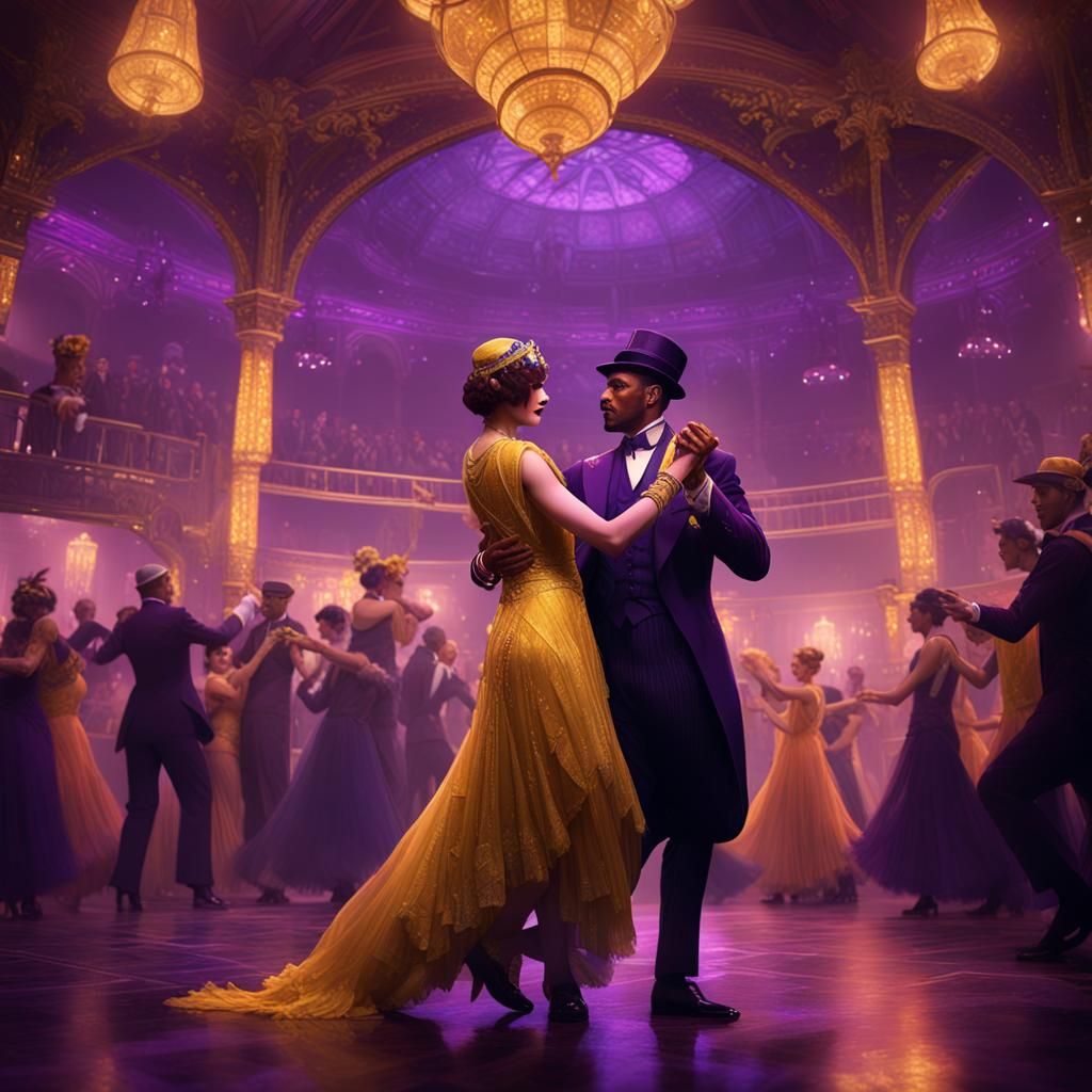 1920's Dancers at a Ball, Fantasy Concept Art
