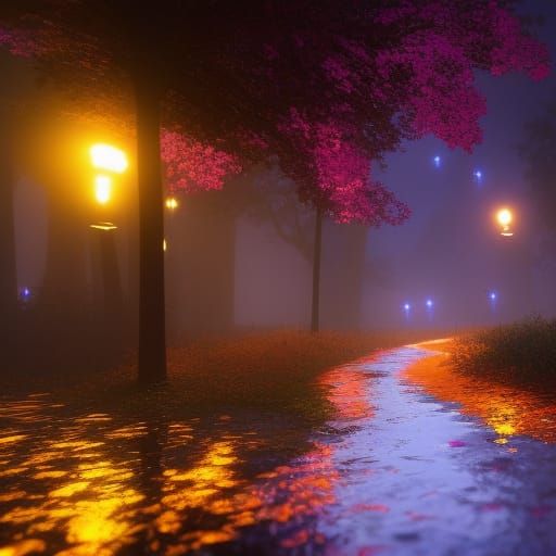 Yellow Rose Bathed in Rain: Hyperrealistic Fantasy Art