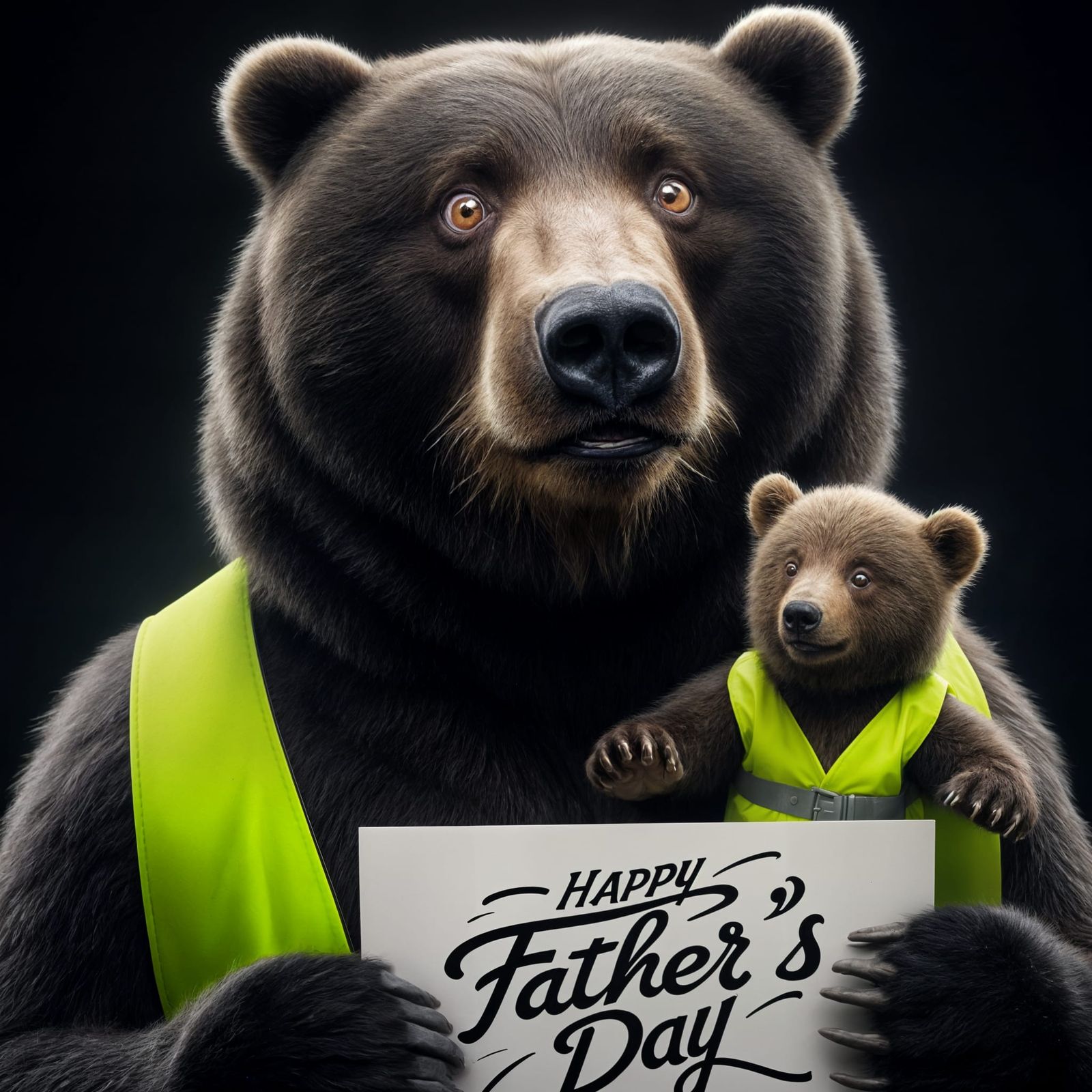 Obese Kodiak Bear Celebrates Father's Day