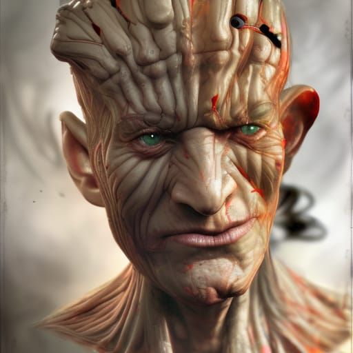 Hyperdetailed Character Portrait in Vibrant Van Gogh Style