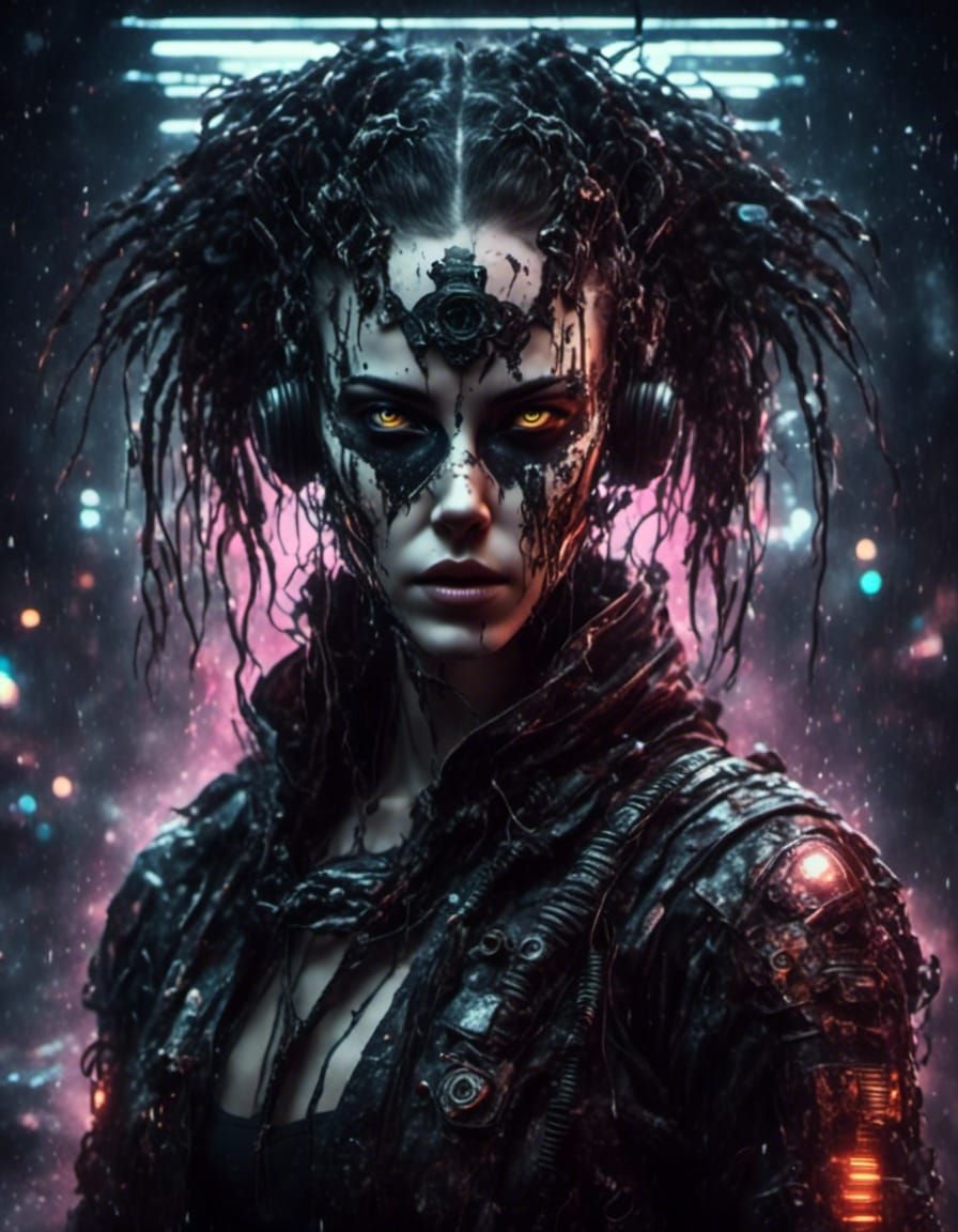 Dark Grunge Cyberpunk Fantasy