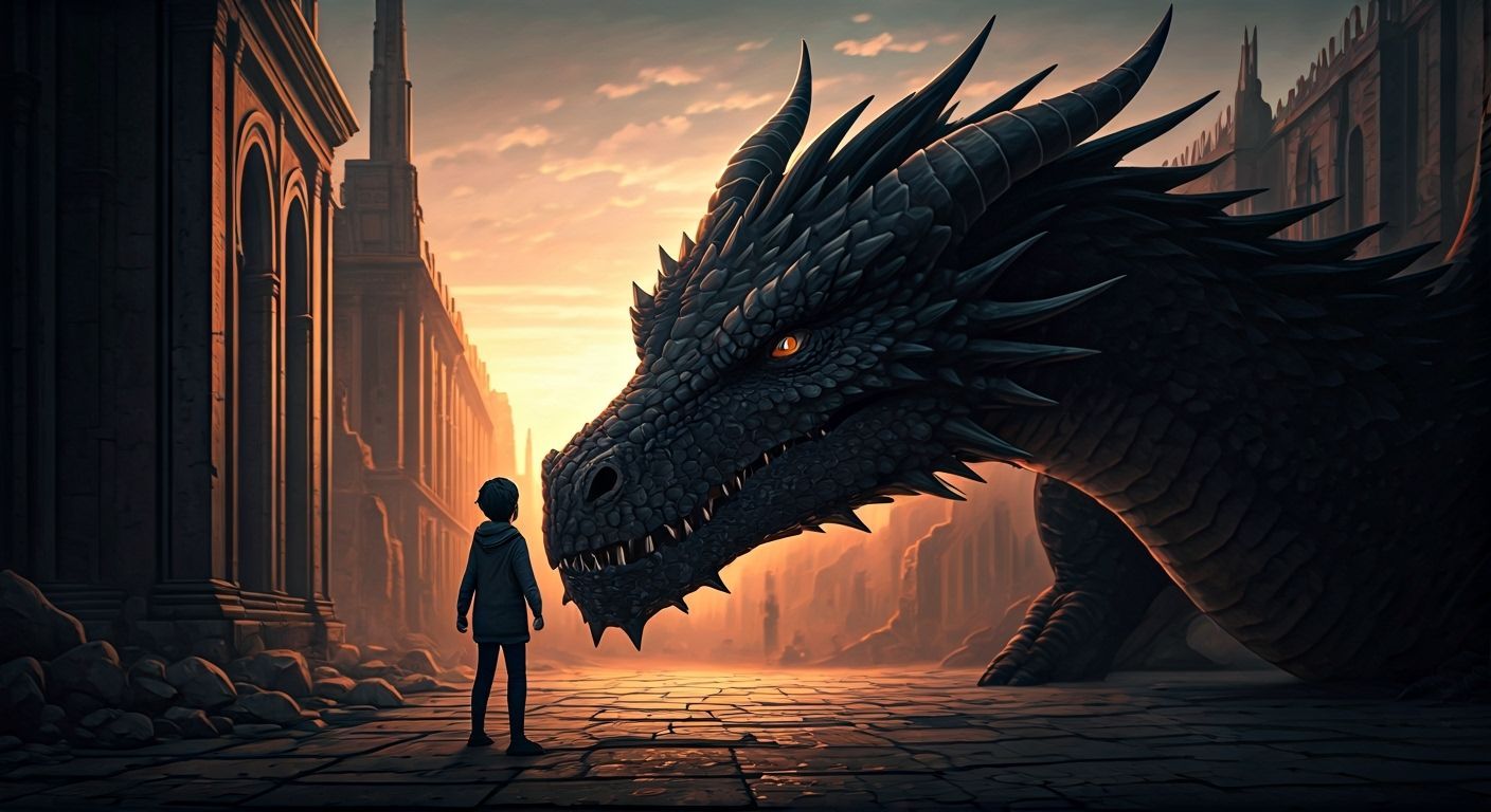Black Dragon's Sunset Chat with Street Kids