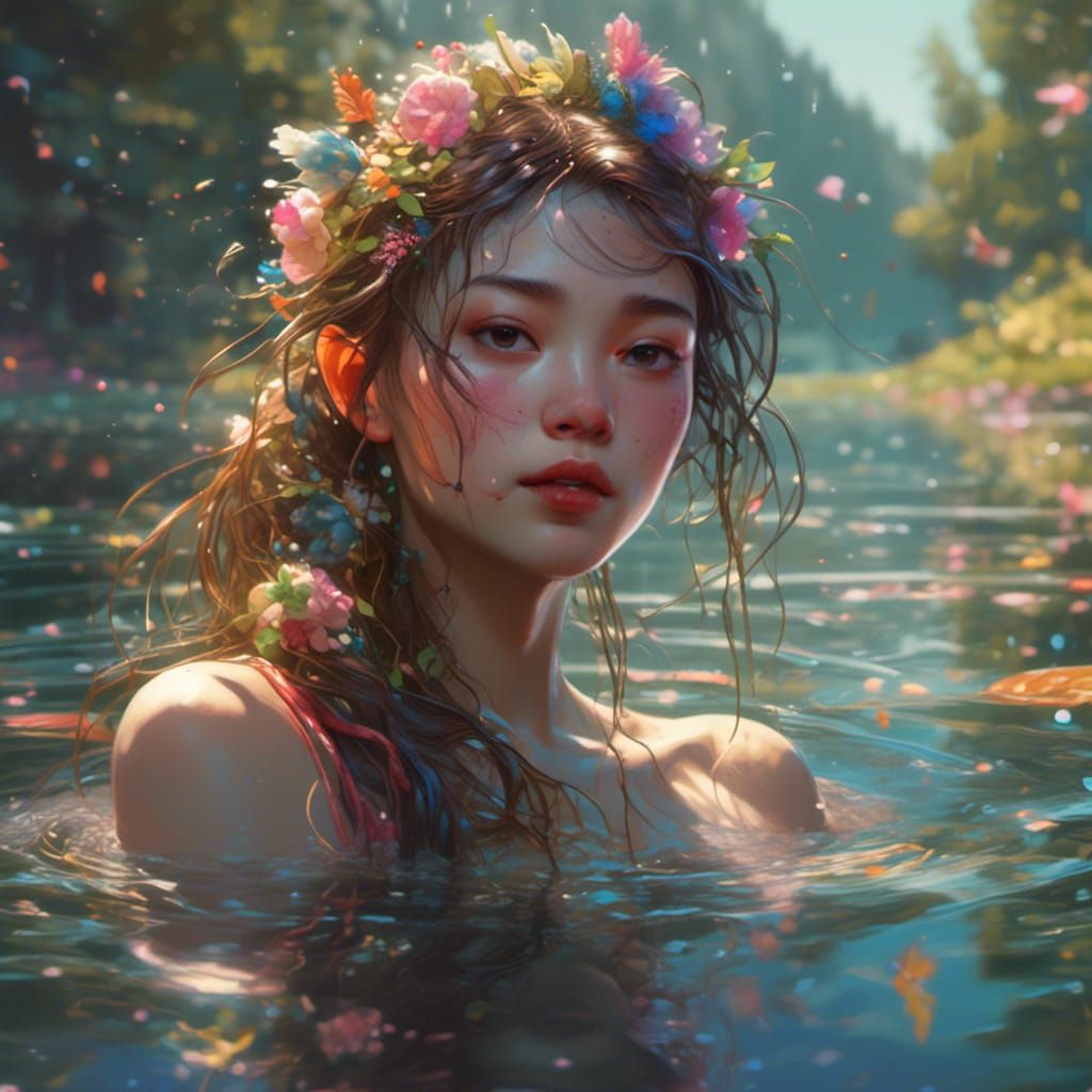 Elegant Golduck Portrait in Hyperdetailed Style