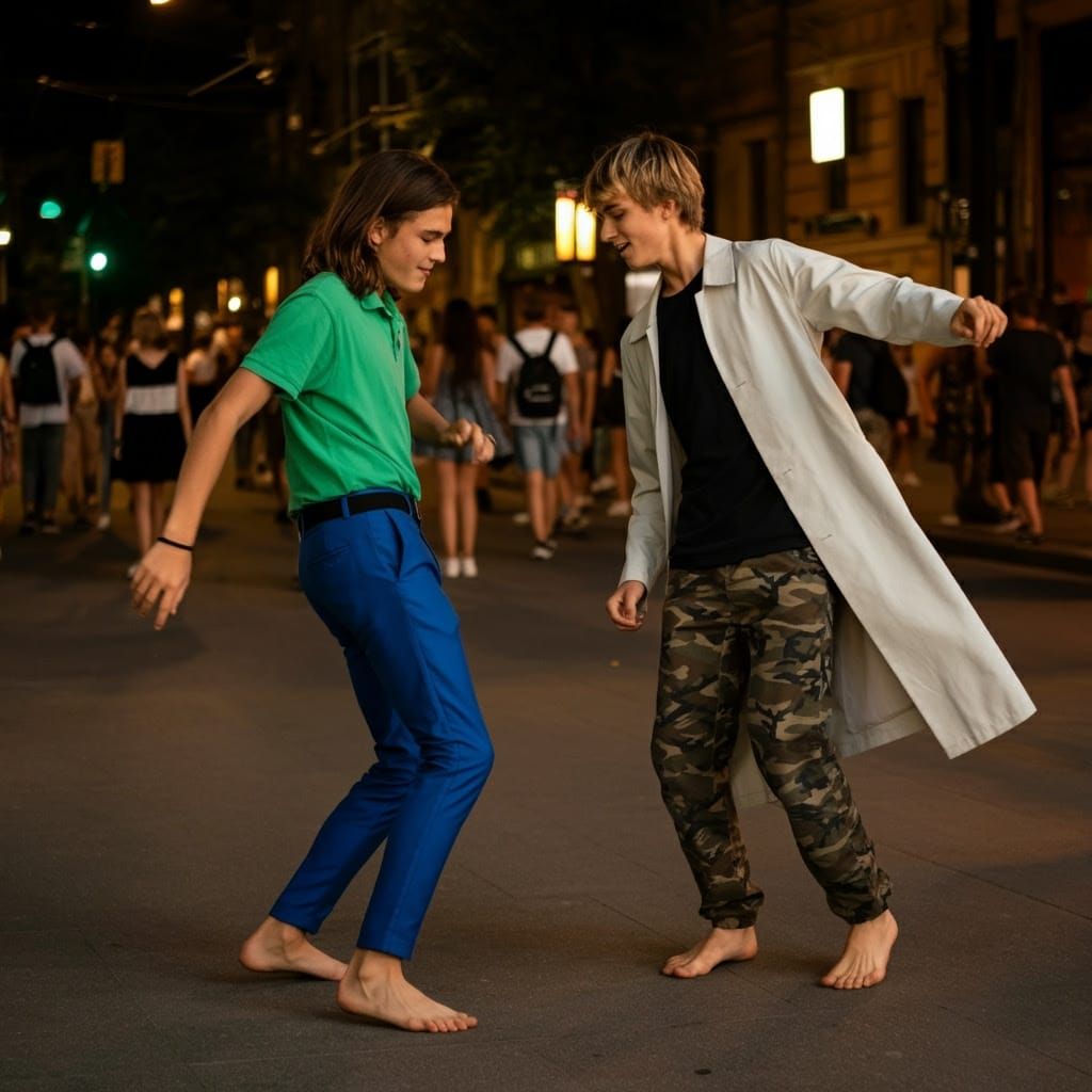 Vibrant Summer Night in the City