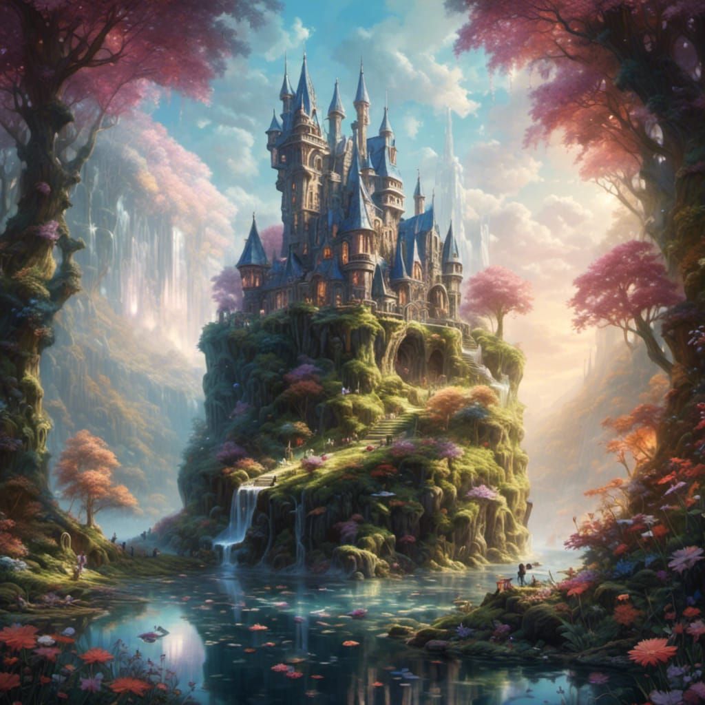 Crystal Castle with Hidden Details