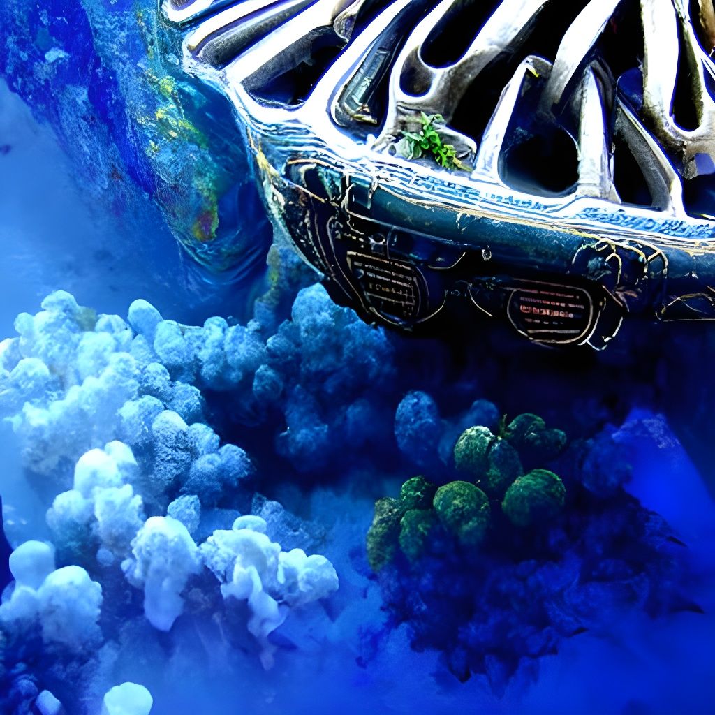 Steampunk Spaceship Attacks Planet in Pastel Tones