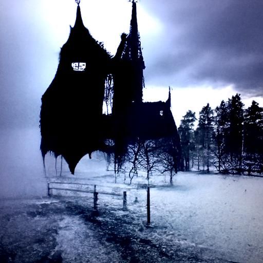 Dark Gothic Scene: A Haunting Visual