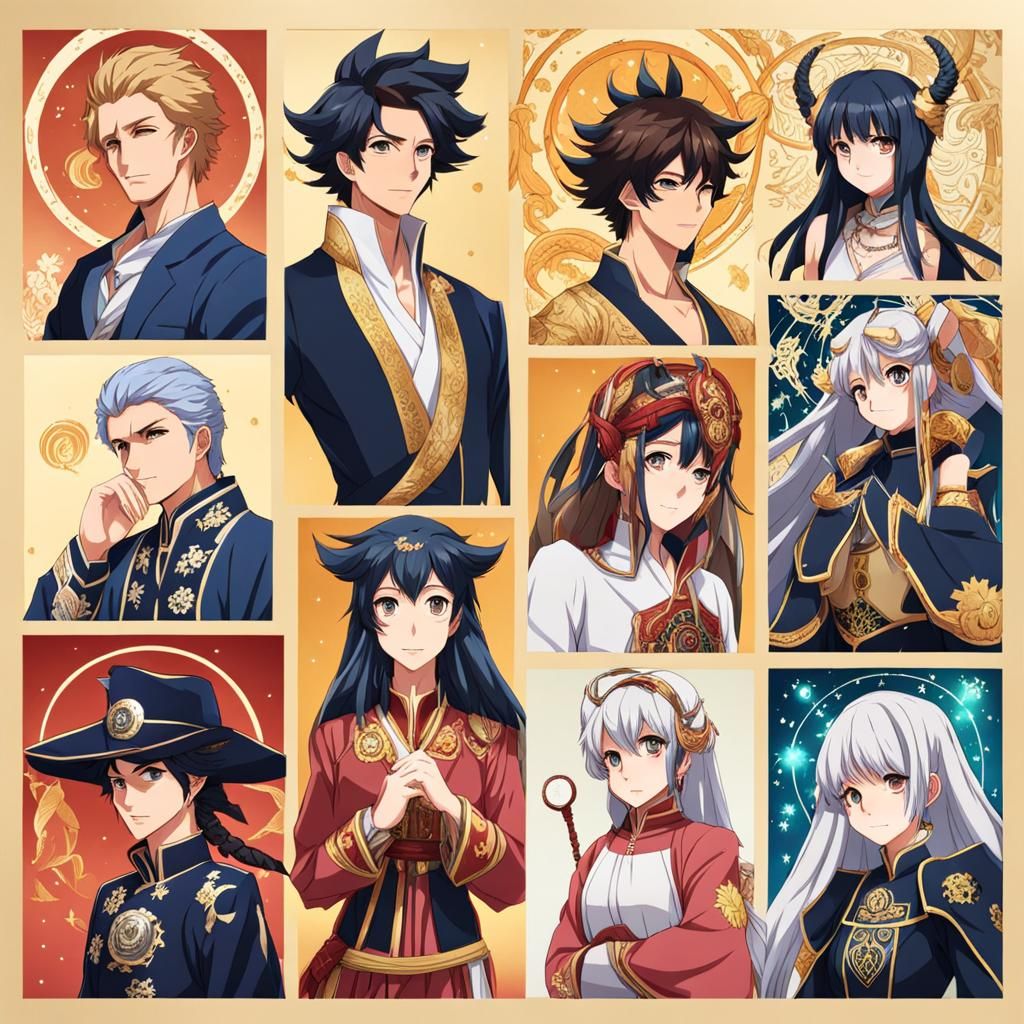 Zodiac Signs as Anime Characters