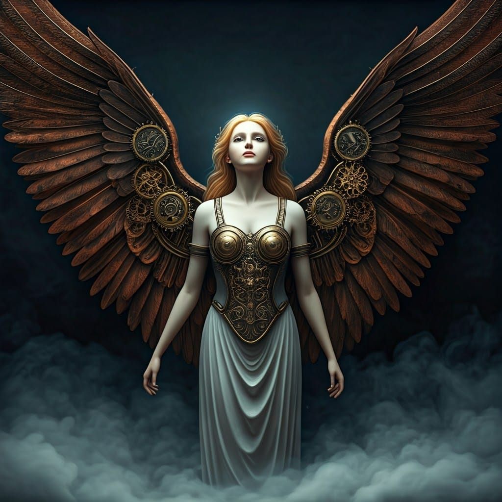 Steampunk angel