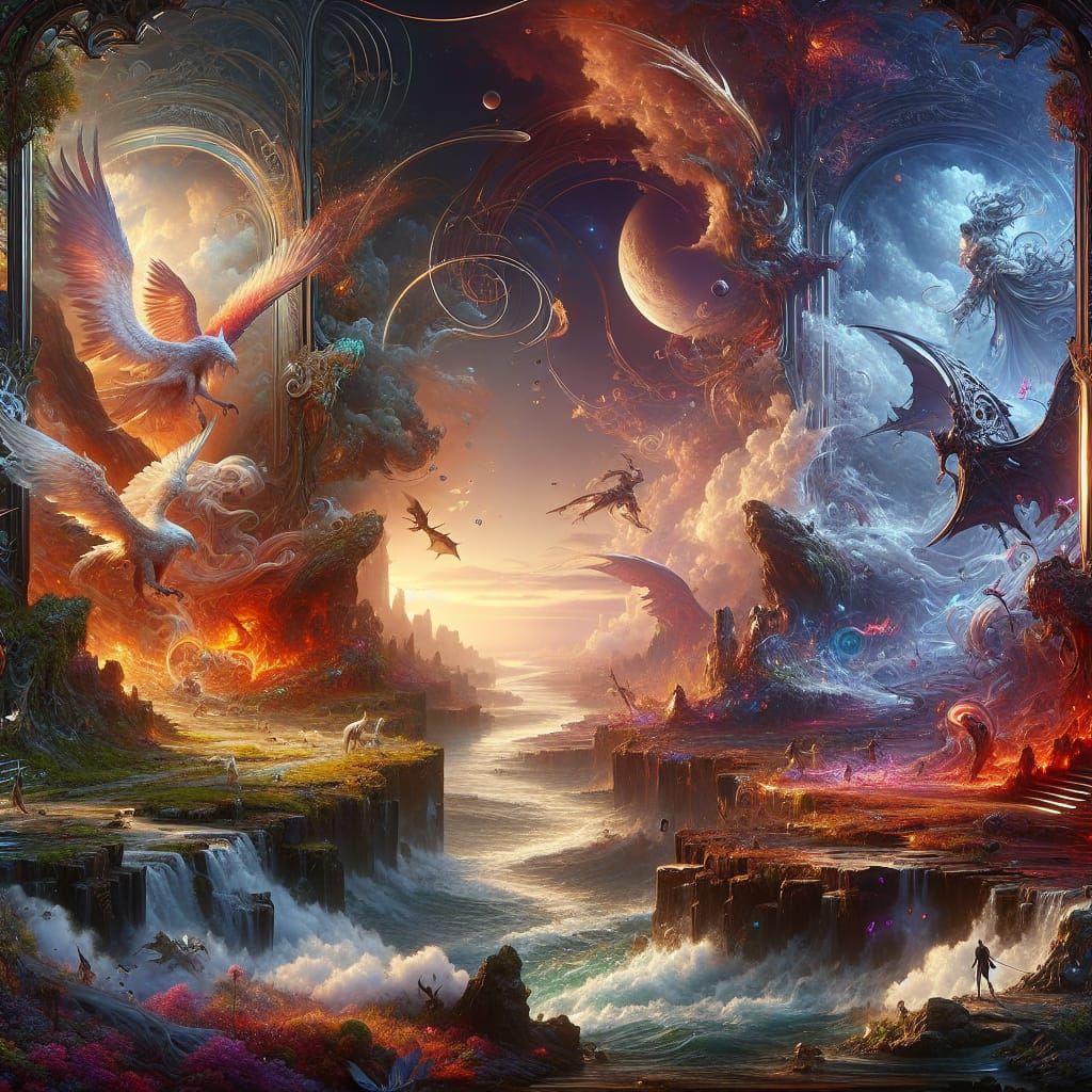 Fantasy Art: The Realm Between Good and Evil