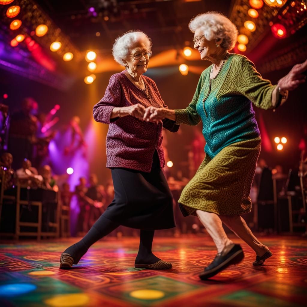 You never get old with a sister... Life is full of dance