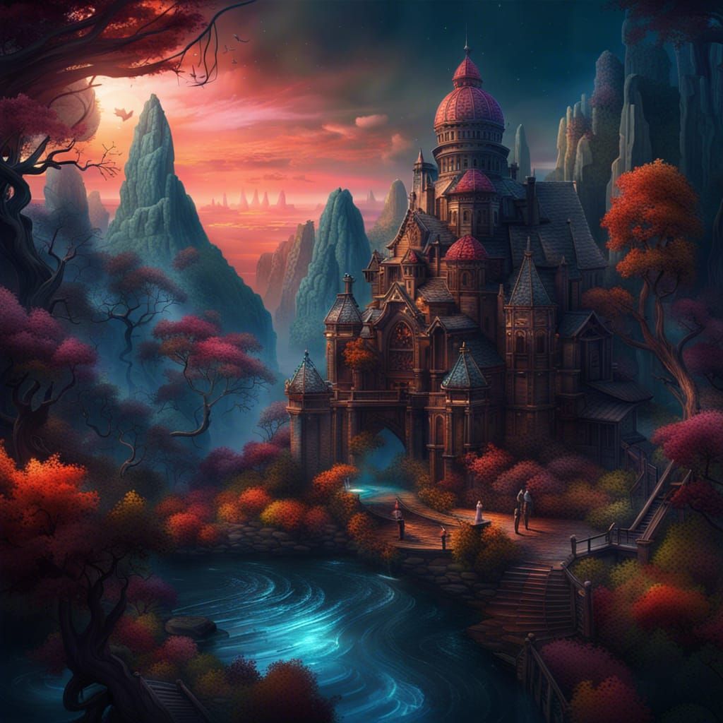 Popular Fantasy Concept Art Phone Background in 8K