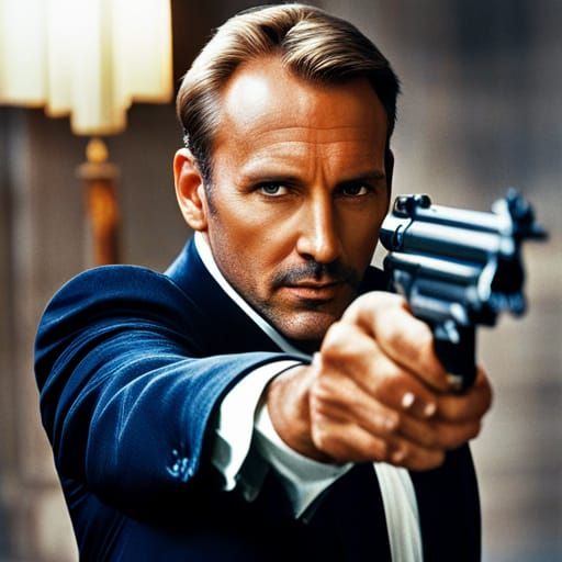 Intense Movie Scene: Man with Gun