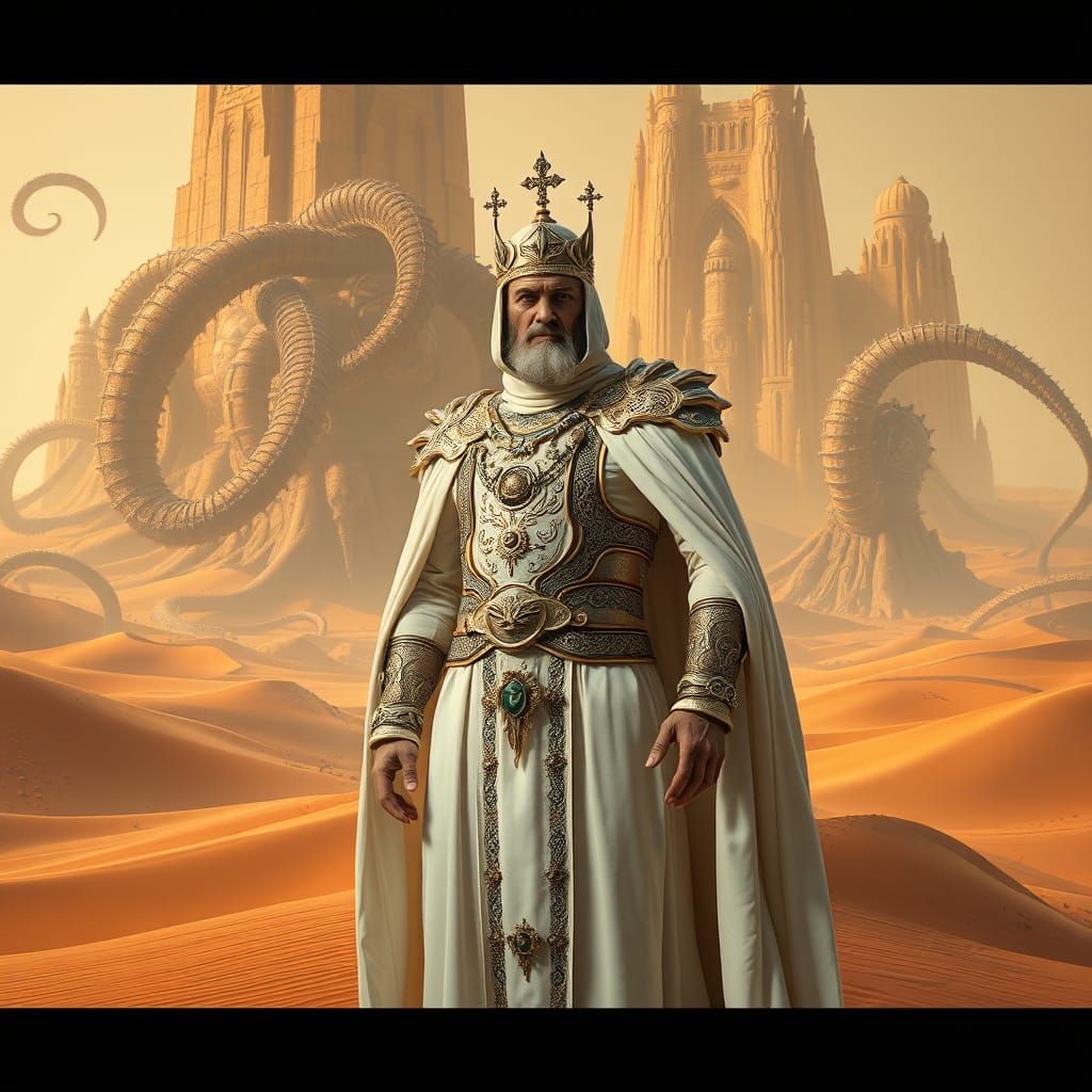 detailed representation of the duke of arrakis in dune
