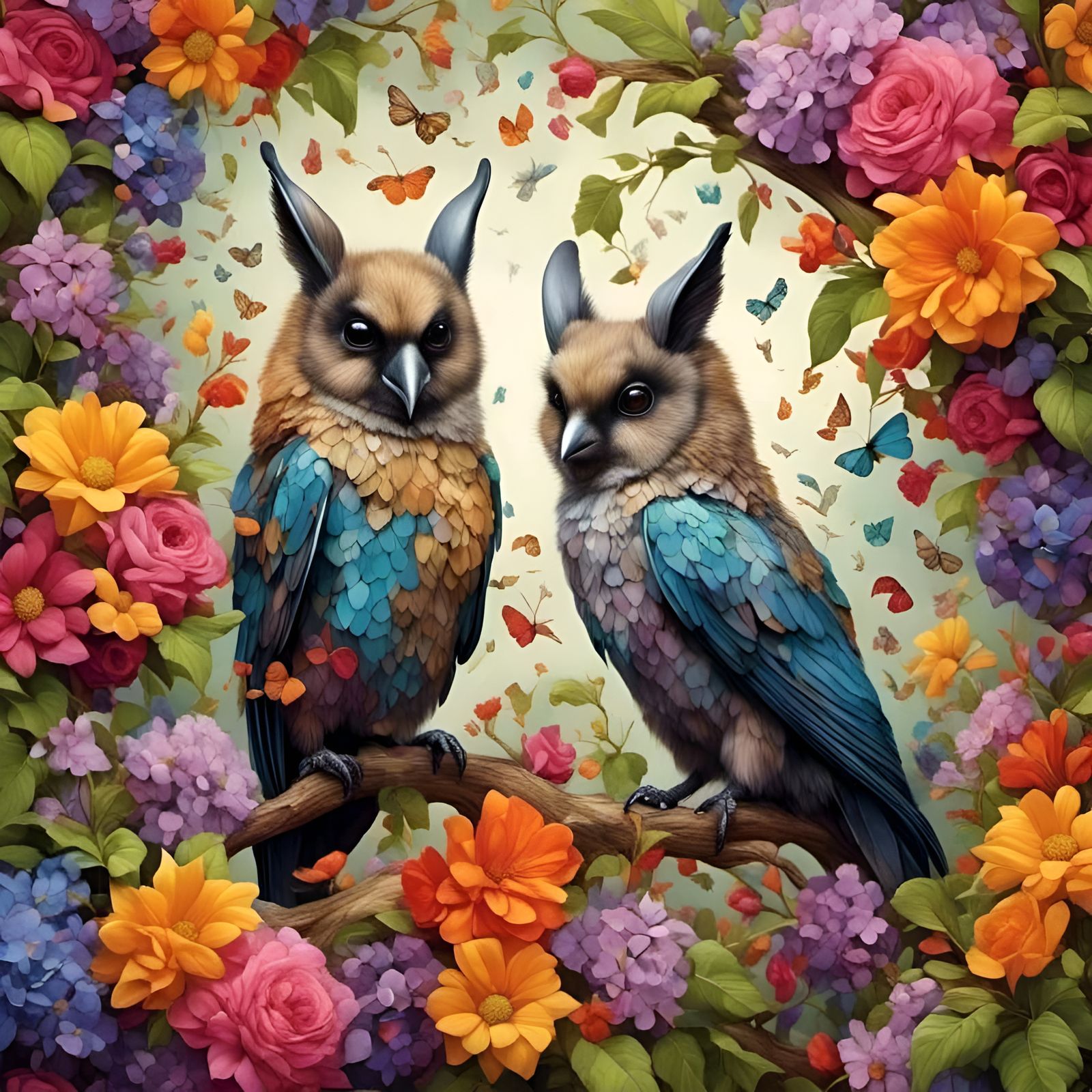 Fruit Bat Owl Hybrids