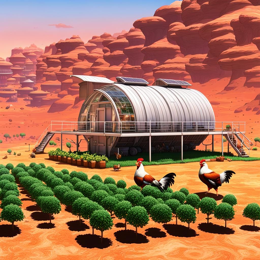 A Thriving Martian Oasis of Innovation
