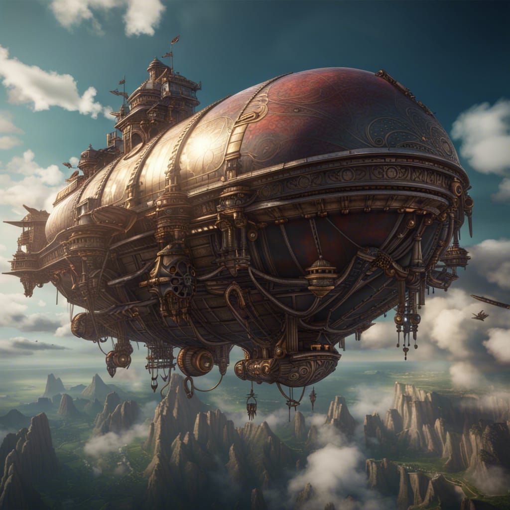 Final Fantasy Airship: Mythical Aircraft in Flight