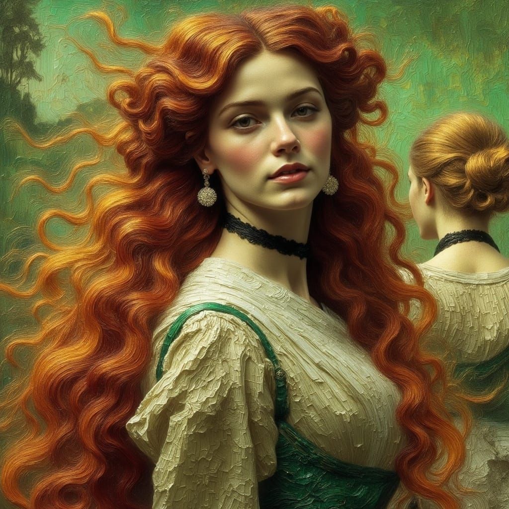 Jo l'Irlandaise: A Gustave Courbet Inspired Portrait