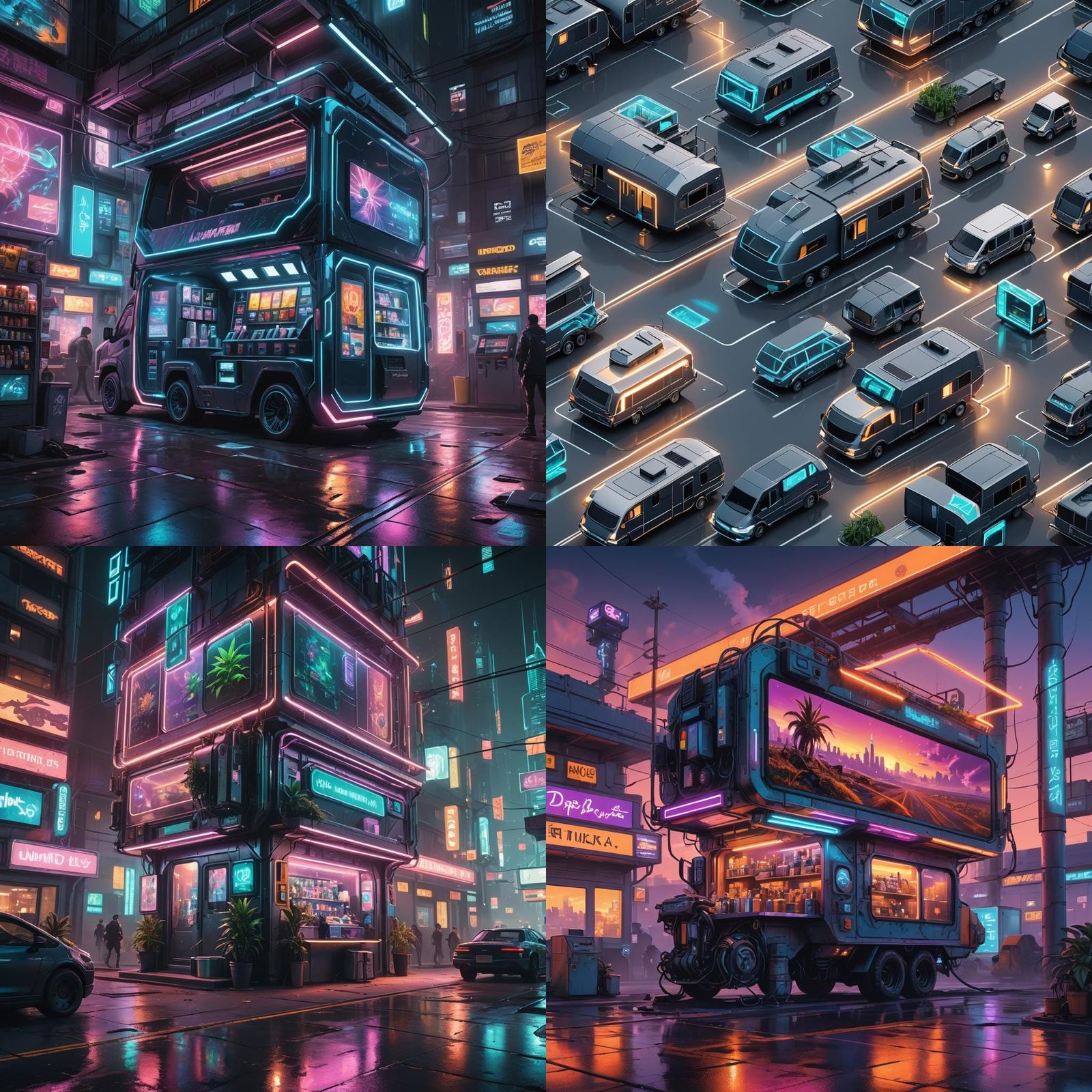 mobile weed dispensary with high tech features