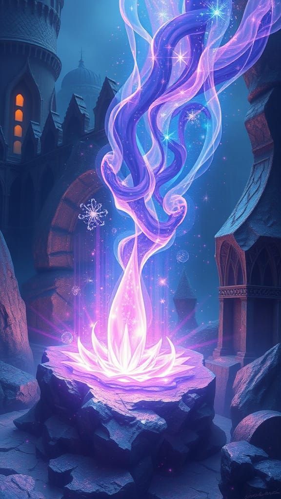 Sapphire Blast of Magical Energy