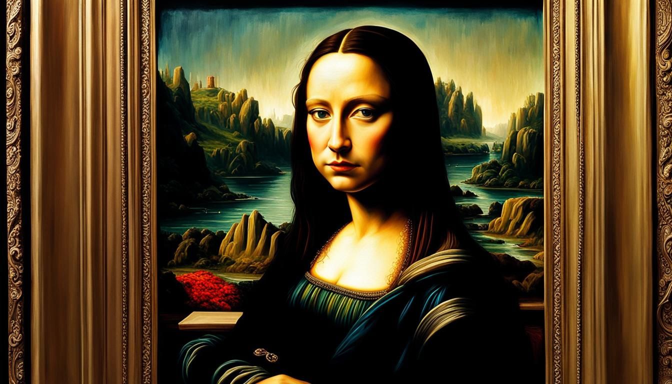Bono as Mona Lisa: Oil Painting Portrait