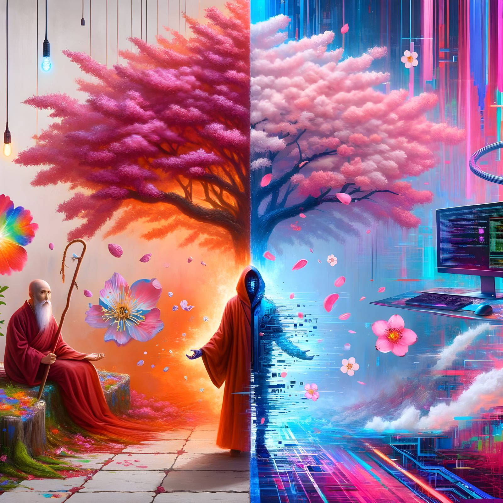 Glitch Art: Organic Meets Digital in High Resolution