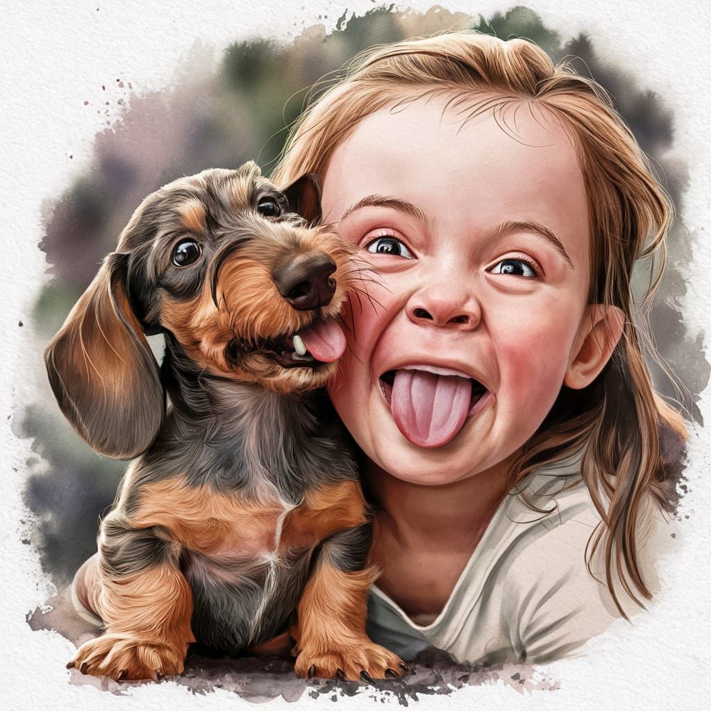 6 Pictures (1): My dachshund Paul is my best friend.