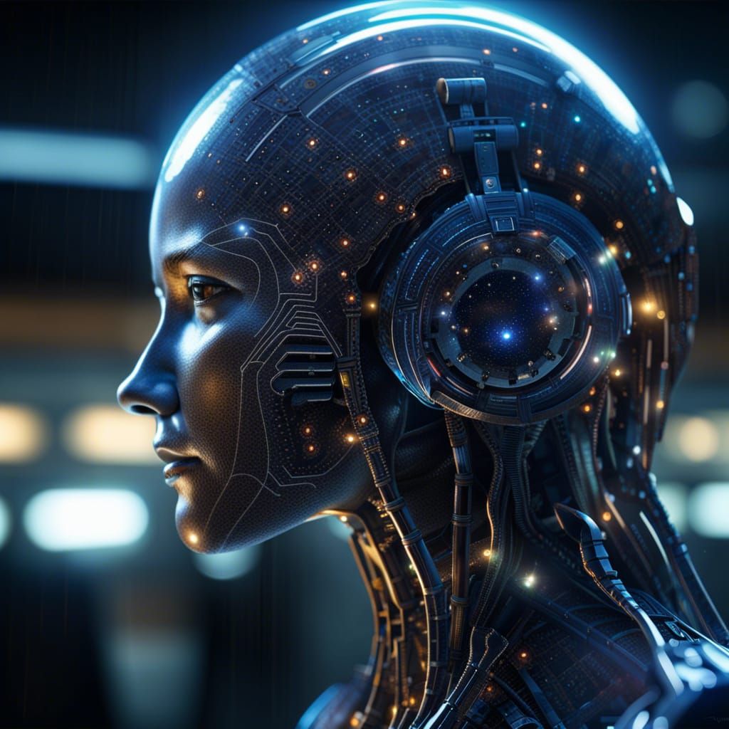 Photorealistic Galactic AI with Dynamic Lighting