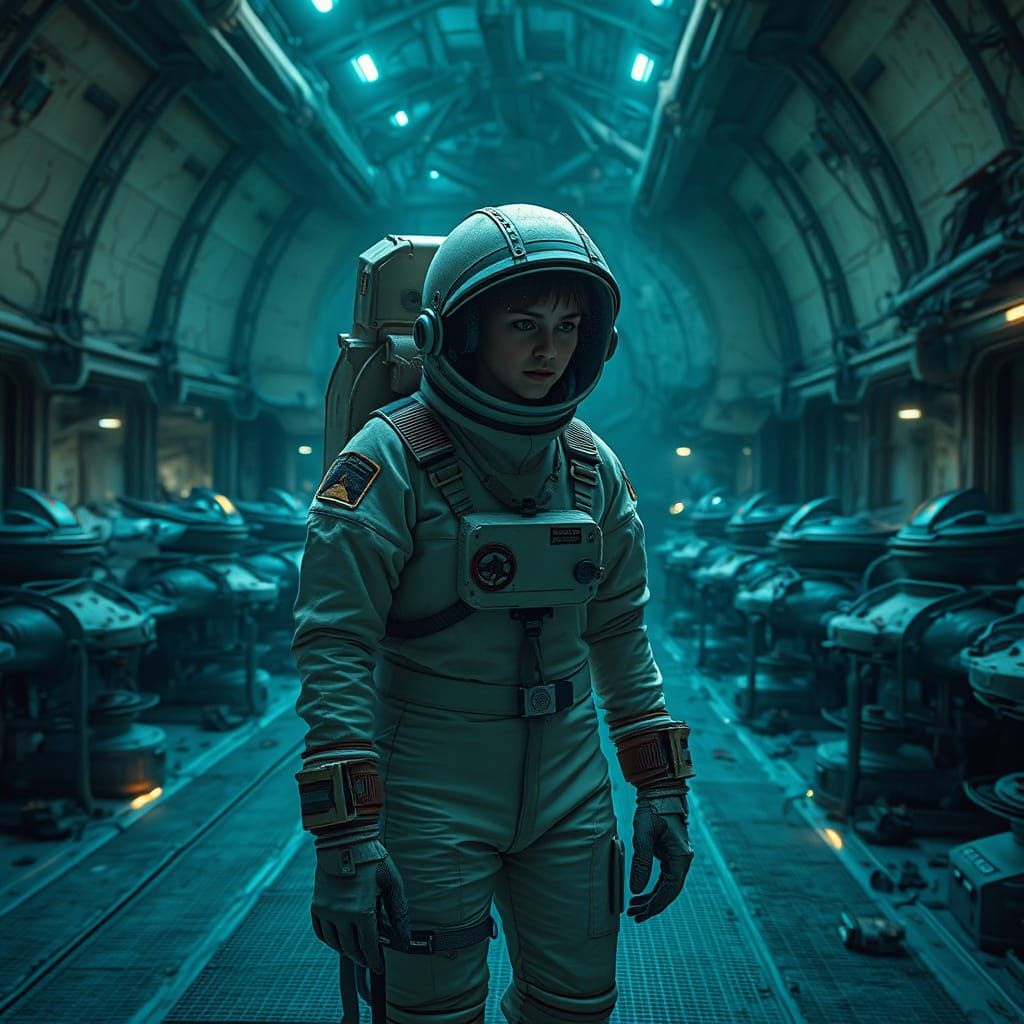 Astronaut Lost in Abandoned Space Station