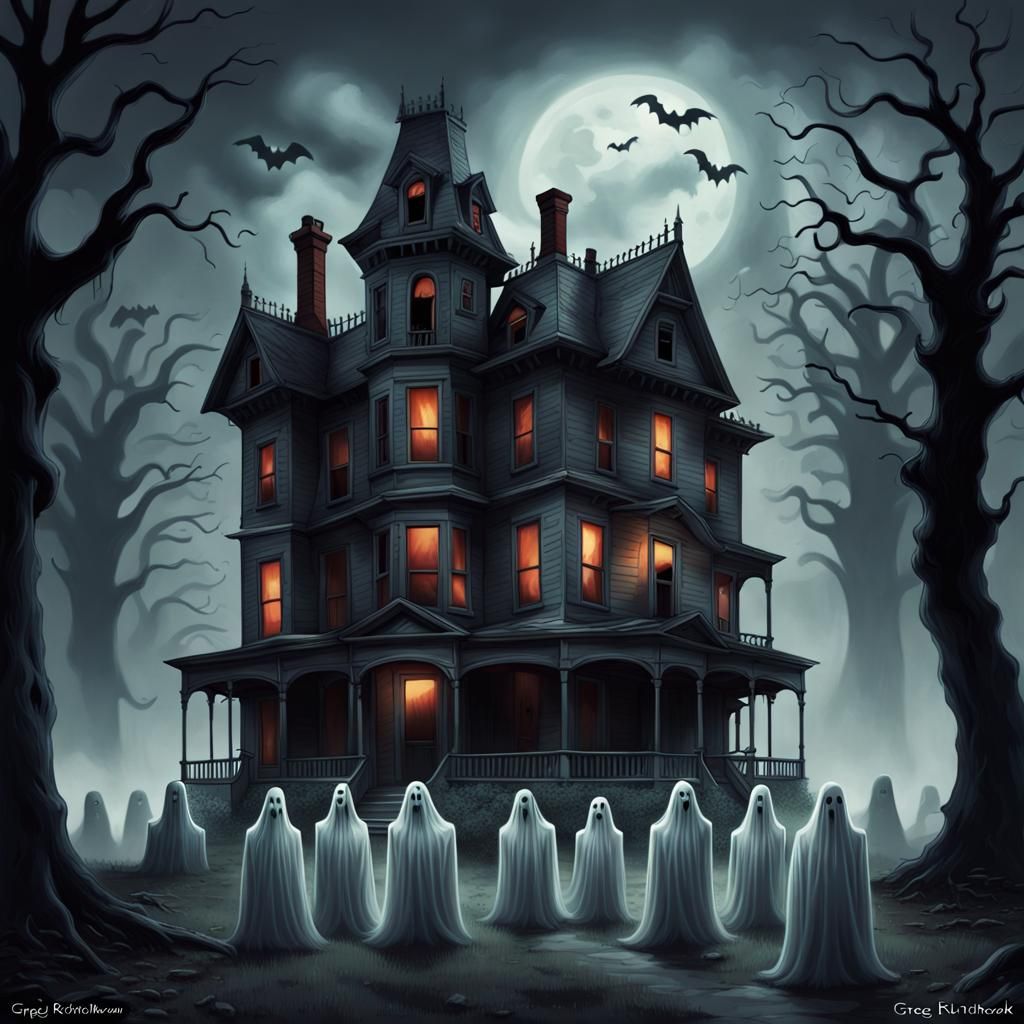 Sinister Eerie House with Ghosts