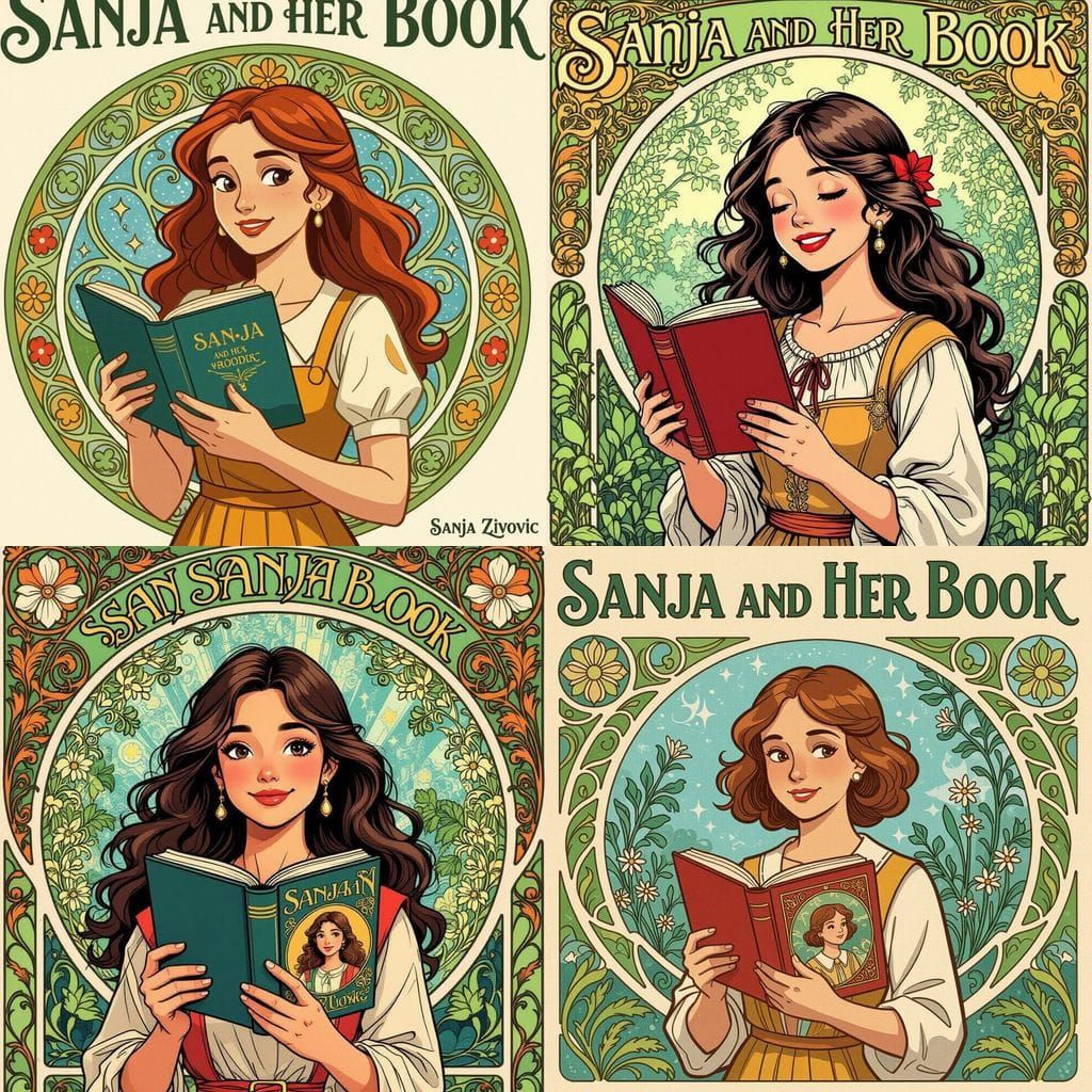 Art Nouveau Comic Book and Creator