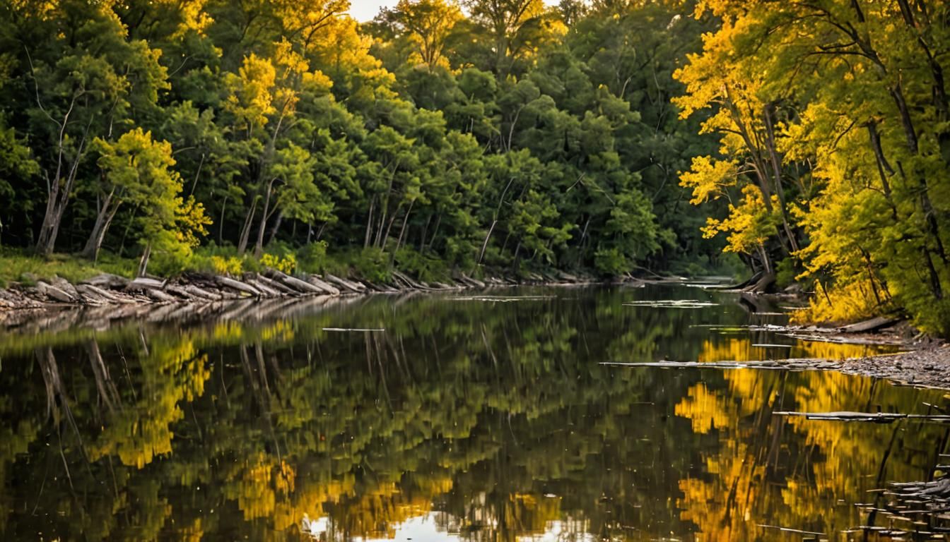 Black River Serenity: A Missouri Landscape
